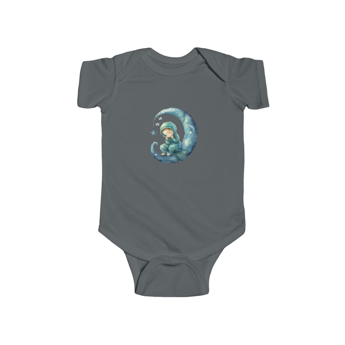 Adorable Baby Bodysuit with Moon and Stars Design, Infant Outfit, Newborn Gift, Baby Shower, Cute Sleepwear