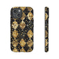 Elegant Gold & Black Phone Case for Tough Protection
