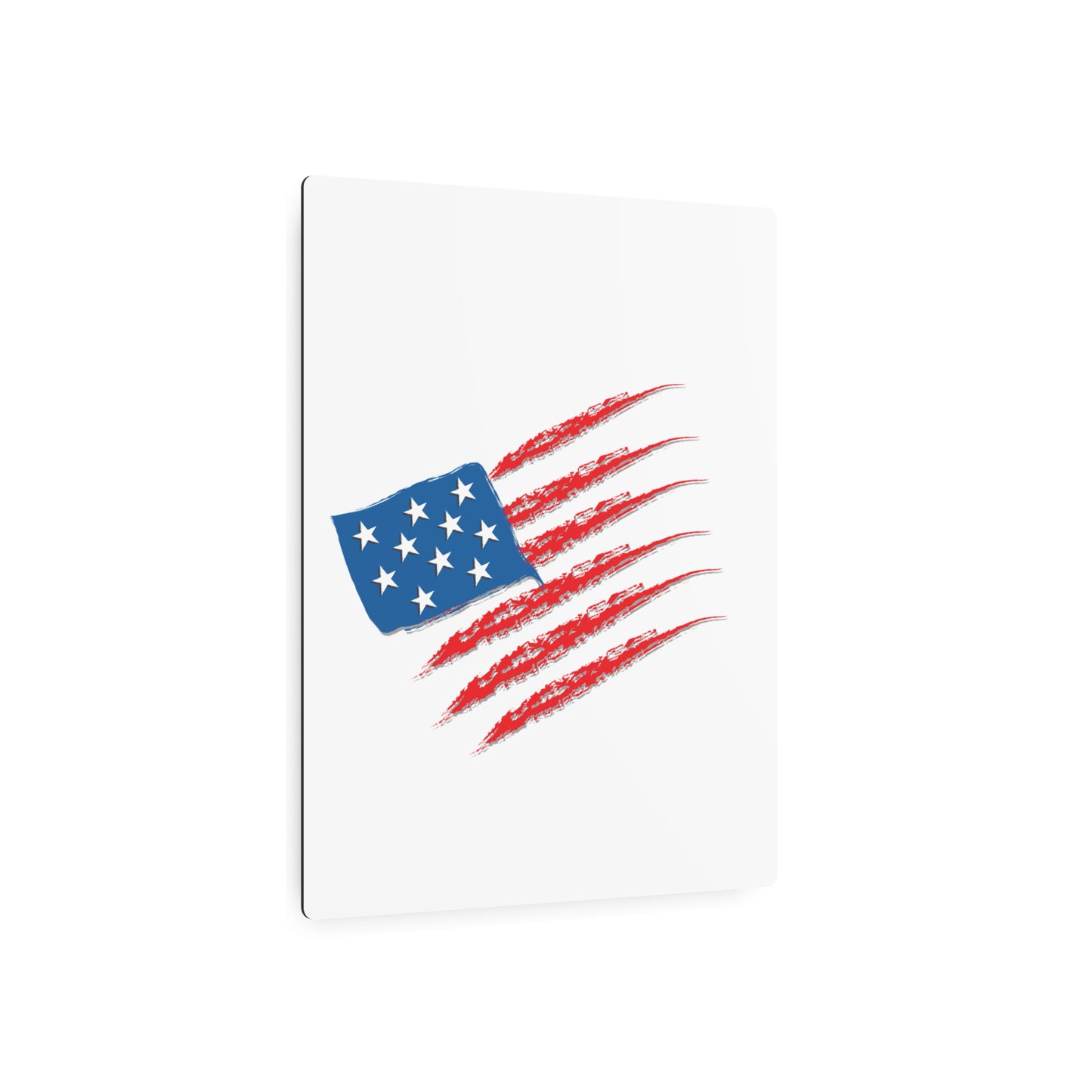 Patriotic Metal Art Sign, Rustic Decor for Home, Wall Art for Independence Day, Memorial Day, Veteran's Day, Gifts for Patriots