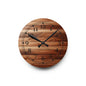 Rustic Wooden Design Acrylic Wall Clock, Home Decor, Gift for Her, Farmhouse Style, Kitchen Wall Art