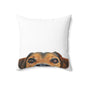 Cute Dog Face Pillow, Pet Lover's Gift, Decorative Cushion, Home Decor, Dog Mom/Dad Present, Animal Lover's Decor