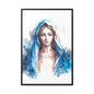Framed Canvas Art Print, Spiritual Decor, Religious Artwork, Wall Decor, Gift for Faith, Elegant Home Decoration