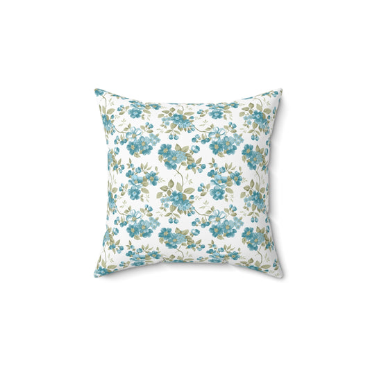 Floral Decorative Pillow, Cozy Home Decor, Accent Cushion, Gift for Her, Spring Living Room Decor, Housewarming Present