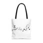 Musical Notes Tote Bag | Perfect for Music Lovers, Eco-Friendly Shopping