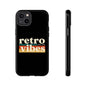 Retro Vibes Phone Case, Tough Phone Cover, Vintage Style Case, Gift for Music Lovers, Retro Aesthetic Accessory