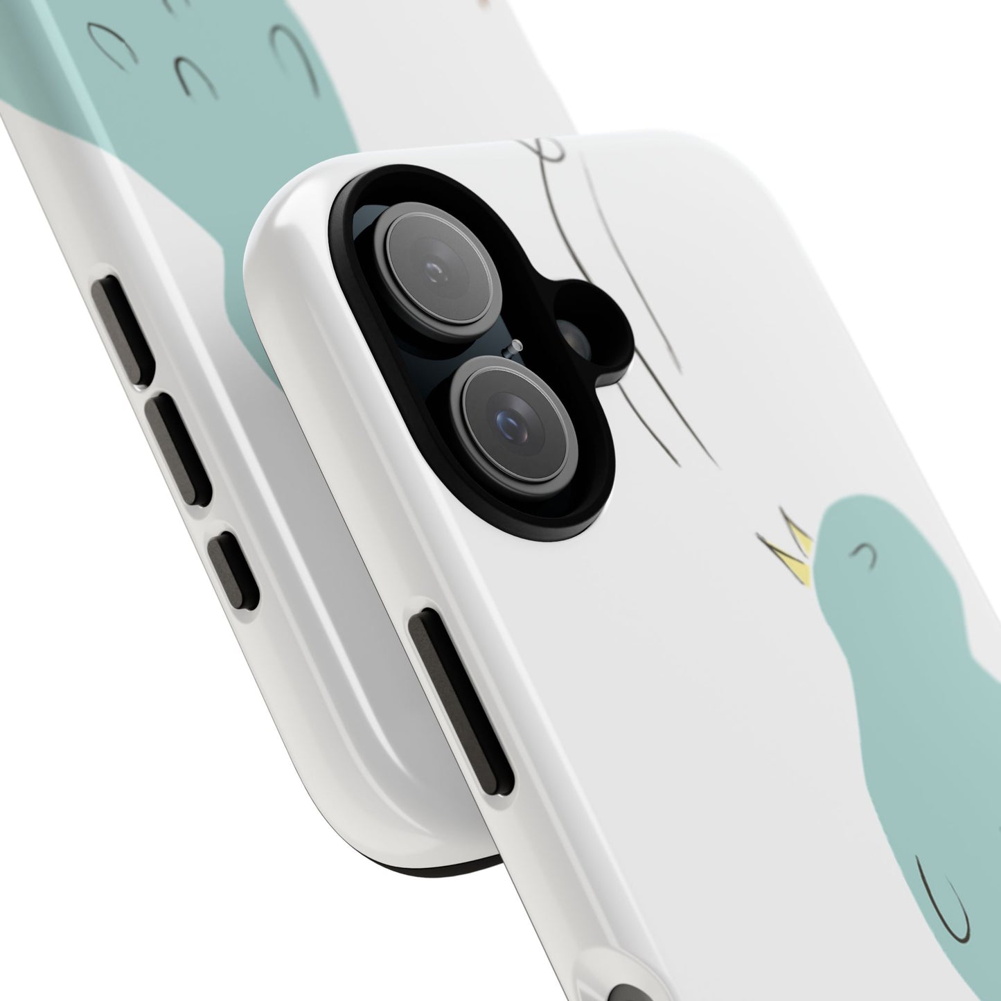 Birdsong Phone Case — Cute Blue Bird on Branch Protective Case