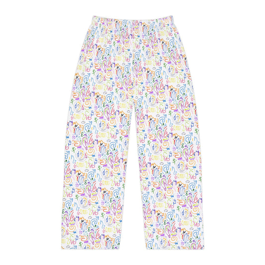 Vibrant Floral Men's Pajama Pants, Cozy Sleepwear, Relaxation Gift, Lounge Pants, Perfect for Holidays & Self-Care