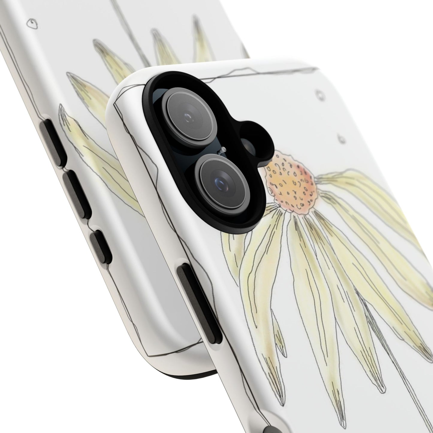 Flower Phone Case with Delicate Design, Tough Phone Cover, Nature Lover Gift, Floral Tech Accessory, Stylish Phone Protection