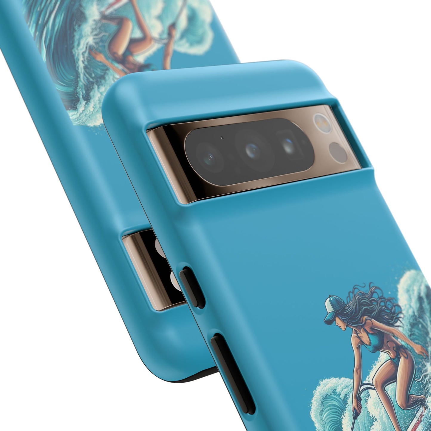 Surfing Phone Case, Coastal Vibes Phone Cover, Tough Cases for Beach Lovers, Ocean Art Phone Accessories, Summer Gift Idea
