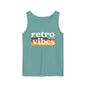 Retro Vibes Tank Top - Unisex Summer Apparel, Casual Wear, Beach Attire, Vintage Style, Gift for Friends