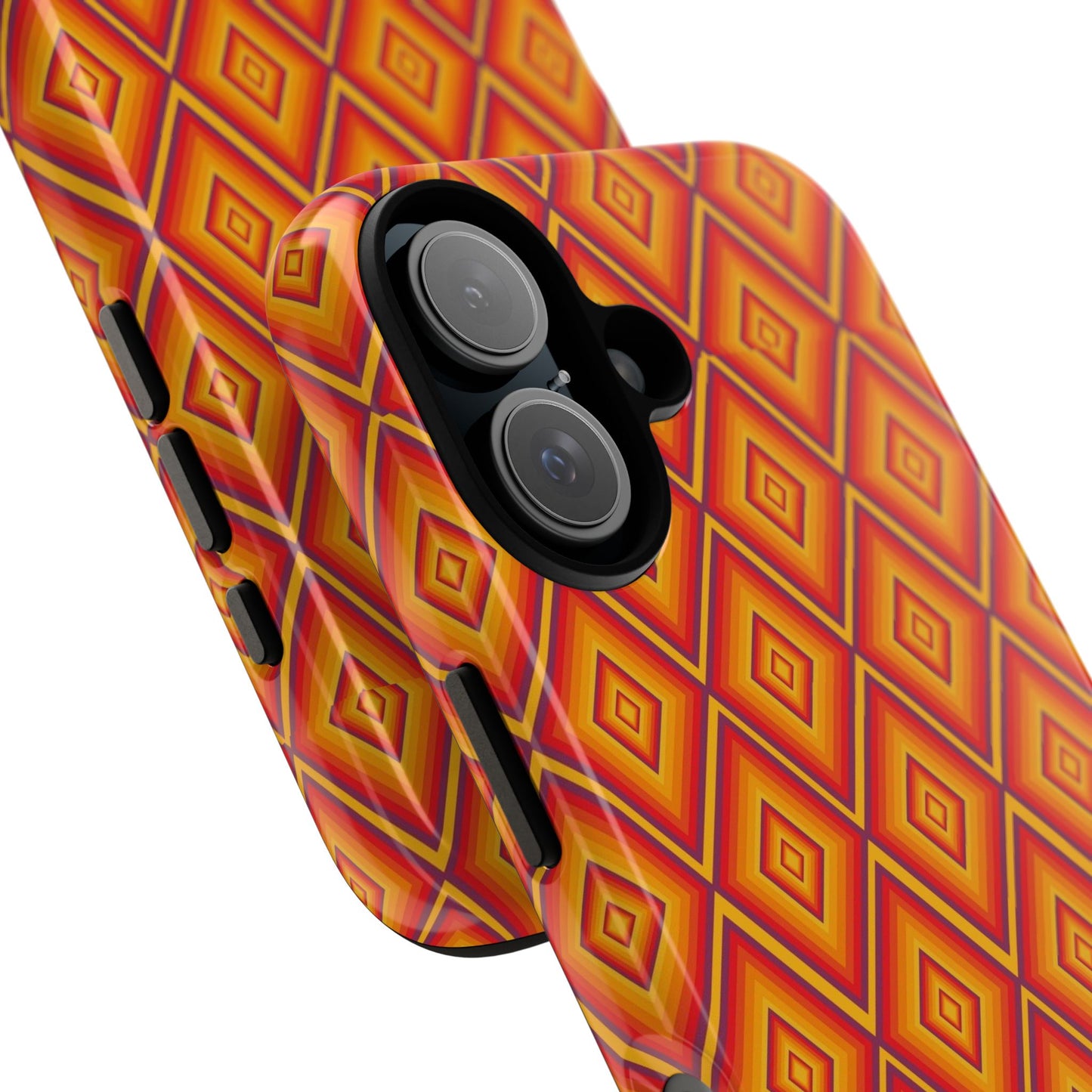 Geometric Phone Case, Tough Cases for Protection, Stylish Smartphone Cover, Vibrant Patterned Phone Accessory, Unique Gift Idea, [...]