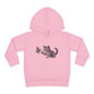 Cute Cat and Butterfly Toddler Hoodie, Toddler Pullover, Kids Fleece Hoodie, Animal Lover Gift, Playtime Pullover
