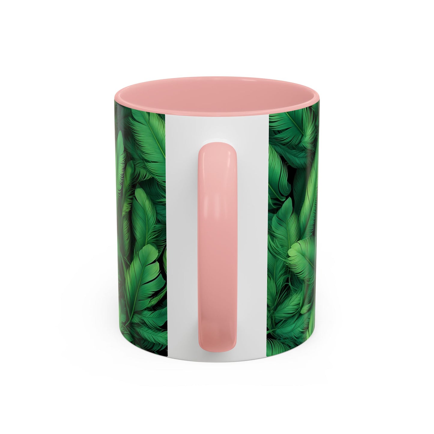 Tropical Leaf Coffee Mug - Green Botanical Drinkware, Ideal Gift for Nature Lovers, Home Decor, Tropical Theme, Eco-Friendly Beverage