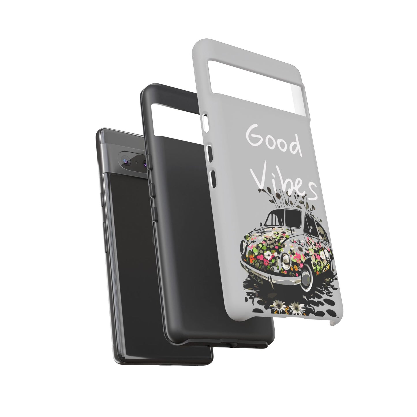 Floral Phone Case | Good Vibes, Phone Accessories, Gift for Her, Trendy Tech, Summer Vibes, Birthday Gift