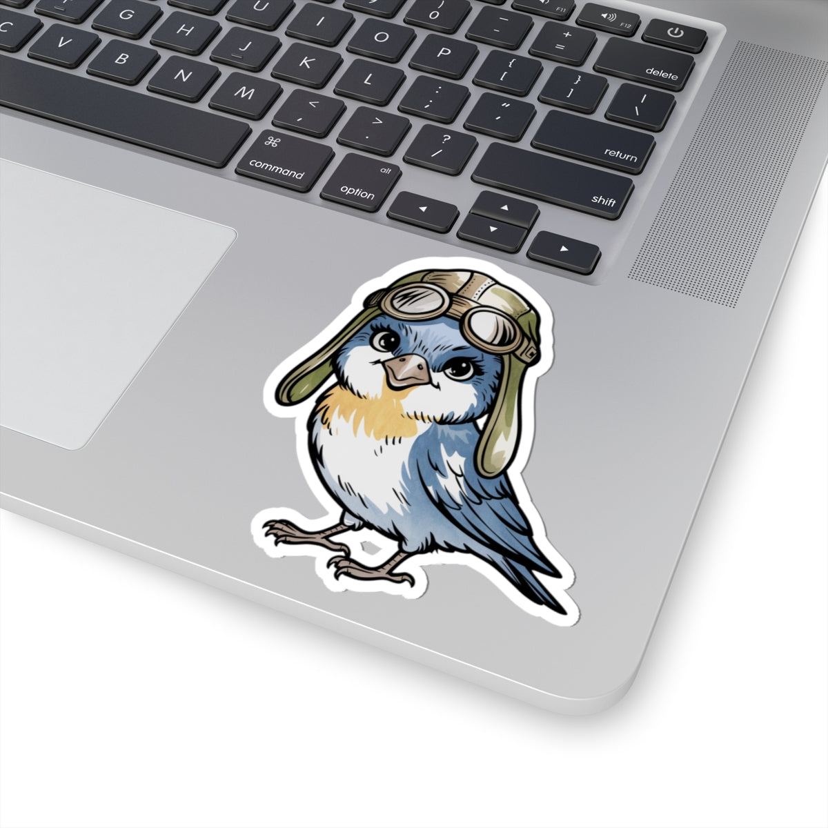 Whimsical Aviator Bird Stickers | Perfect for Laptop Décor, Scrapbooking, Gifts, Travel Enthusiasts, Childhood Nostalgia