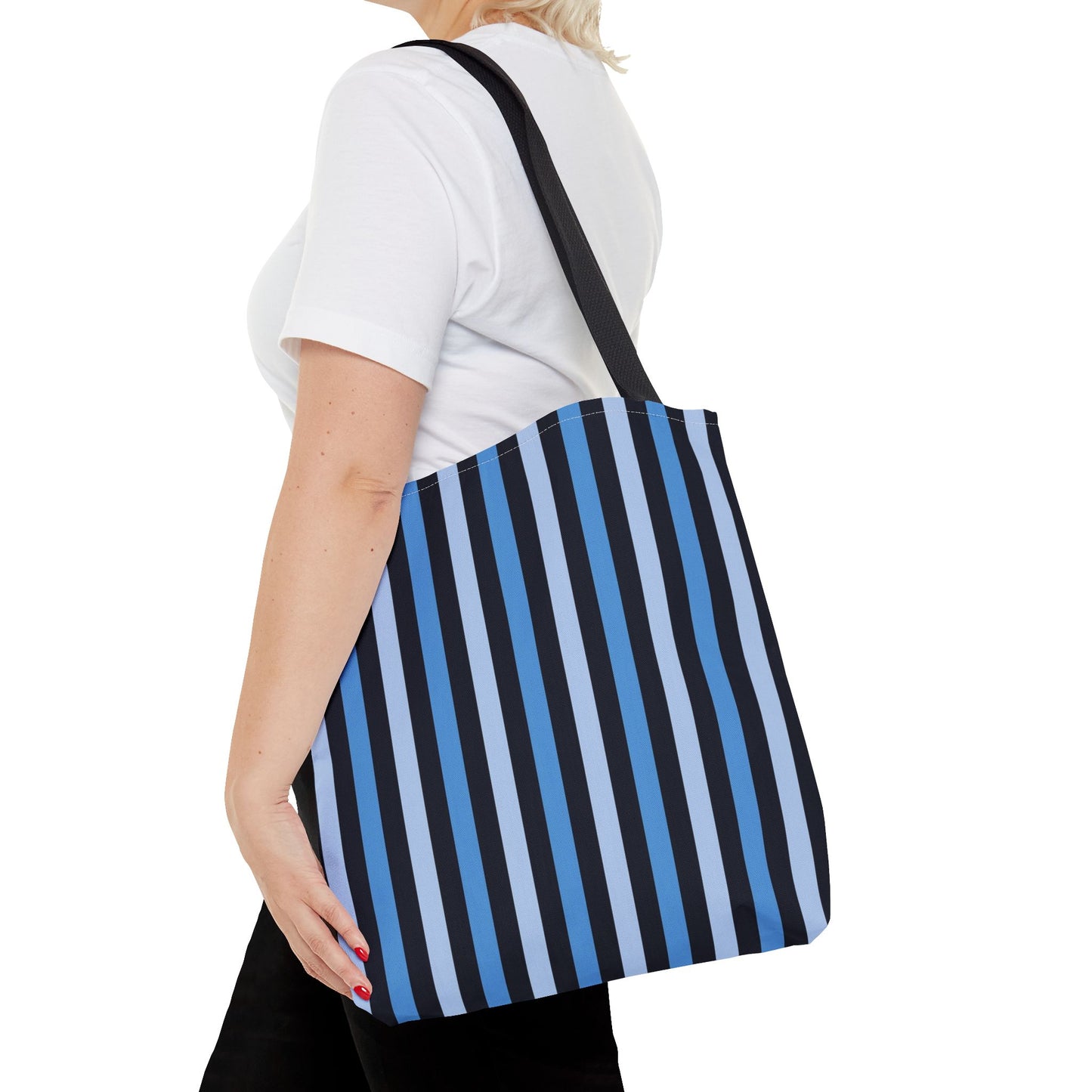 Stylish Striped Tote Bag, Beach Bag, Shopping Tote, Everyday Carryall, Reusable Grocery Bag, Gift for Her