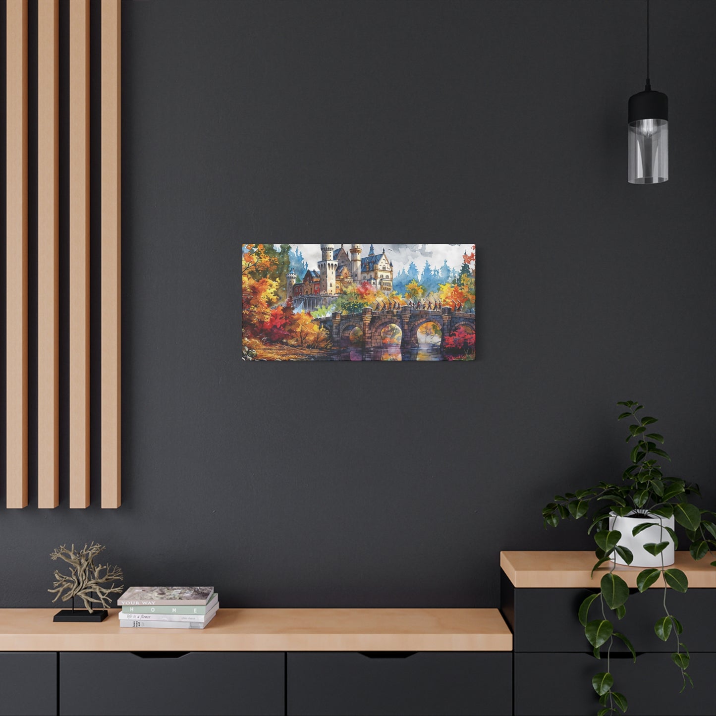 Matte Canvas, Stretched, 1.25" - Castle