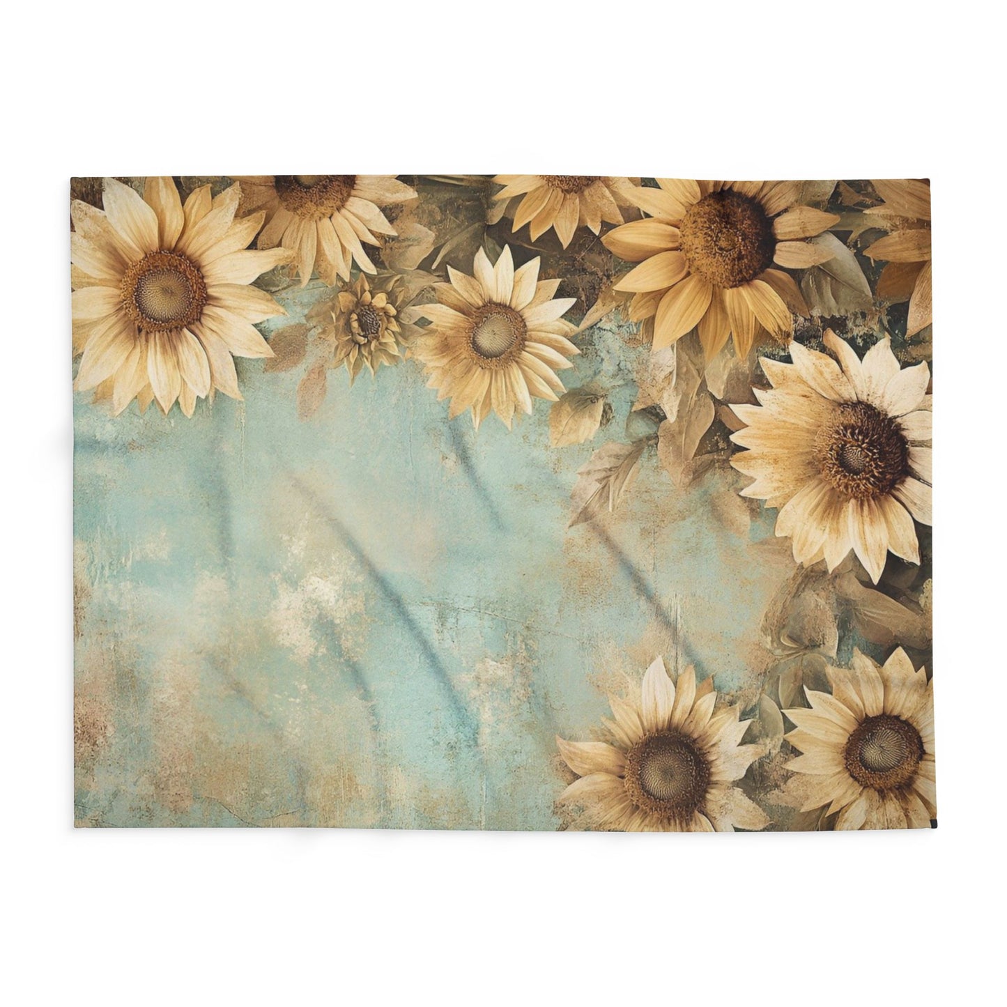 Sunflower Arctic Fleece Blanket, Cozy Throw, Soft Home Decor, Floral Blanket, Perfect for Gifts, Picnic, and Relaxation