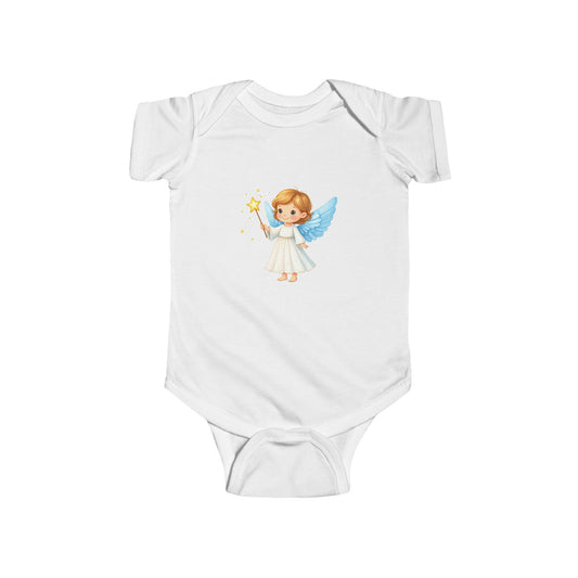 Angel Baby Bodysuit, Cute Infant Clothing, Baby Shower Gift, Toddler Outfit, Christmas Apparel, Adorable Newborn Wear