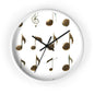 Musical Notes Wall Clock - Perfect for Musicians, Music Lovers