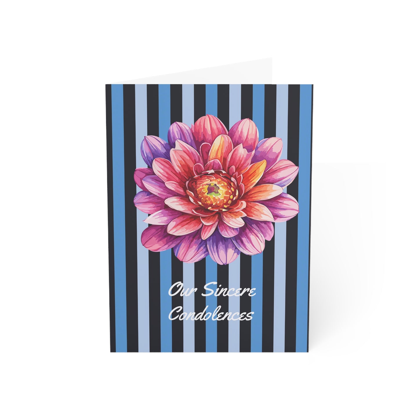 Elegant Floral Sympathy Cards Set - Perfect for Birthdays, Anniversaries, Thank You Notes, 1, 10, 30, 50pcs