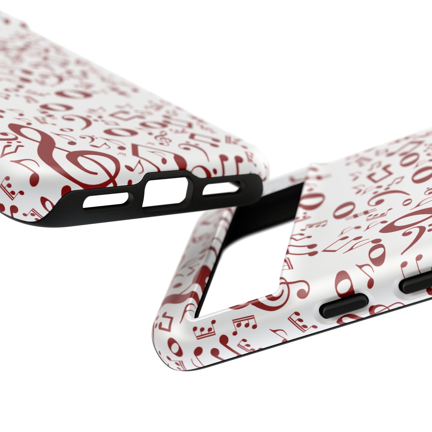 Musical Note Phone Case, Tough iPhone Cover, Gift for Musicians, Customizable, Music Lover's Accessory, Durable Phone Protection