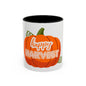 Happy Harvest Pumpkin Coffee Mug, Fall Mug, Seasonal Decor, Gift for Coffee Lovers, Autumn Vibes, Halloween Decoration