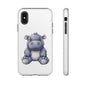 Cute Hippo Phone Case, Unique Tough Cases, Animal Lover Gift, Cute Animal Design, Baby Animal Phone Accessory