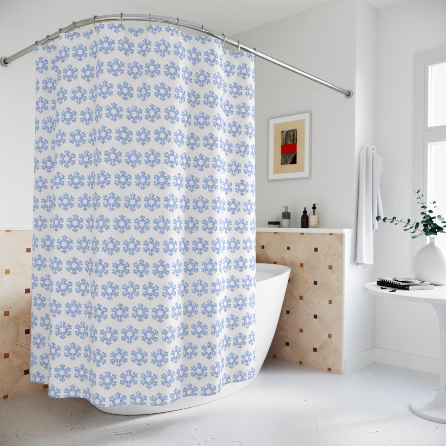 Charming Floral Shower Curtain | Bathroom Decor, Flower Pattern, Home Accessories, Spring Vibes, Unique Gift Ideas