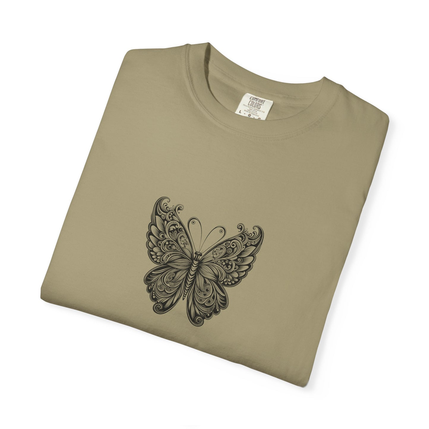 Bohemian Butterfly T-shirt, Unisex Clothing, Nature Inspired Tee, Gift for Her, Casual Wear, Summer Fashion
