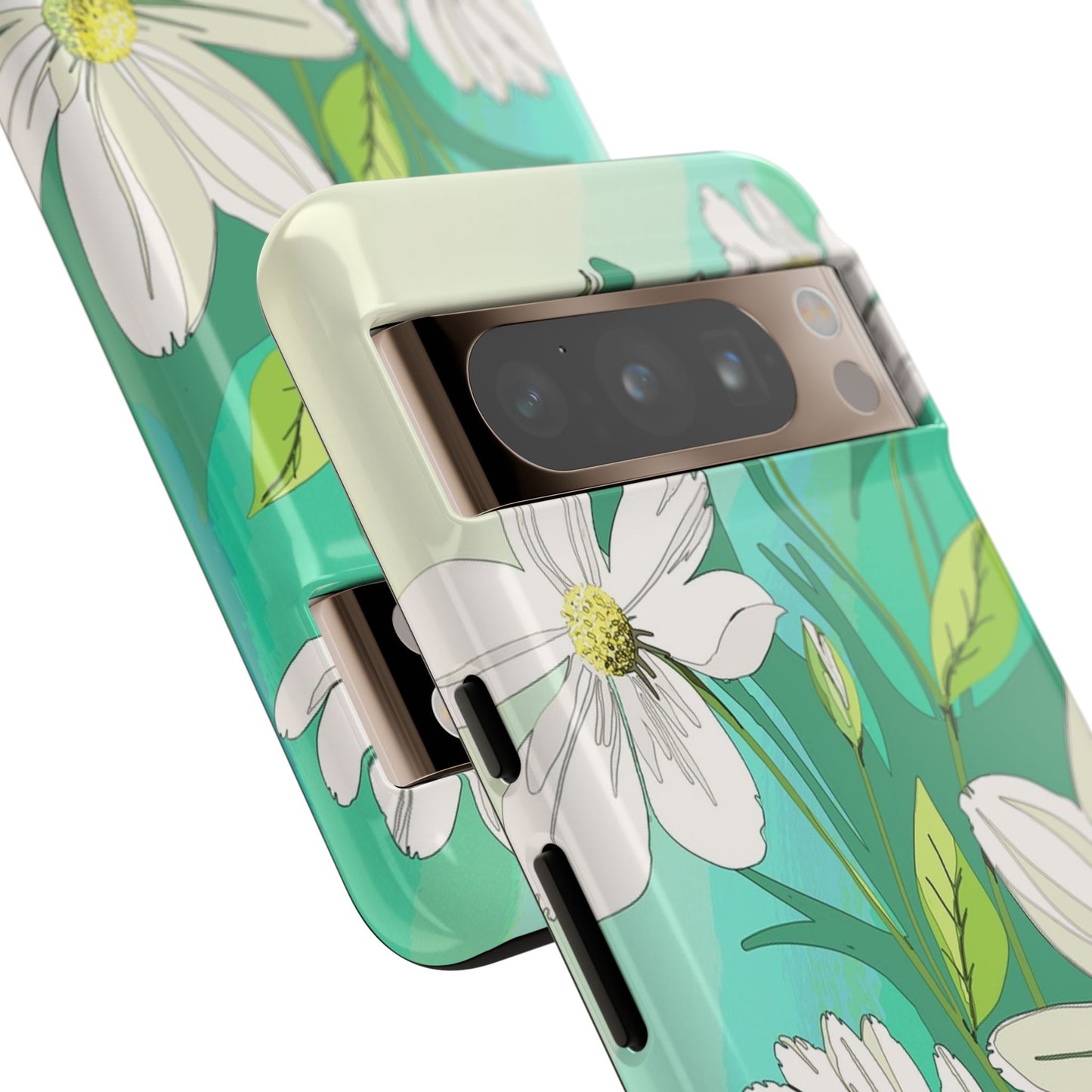 Floral Phone Case, Tough Cases, Flower Design, Nature Inspired, Eco-Friendly Cover, Unique Gift for Her, Spring Accessories