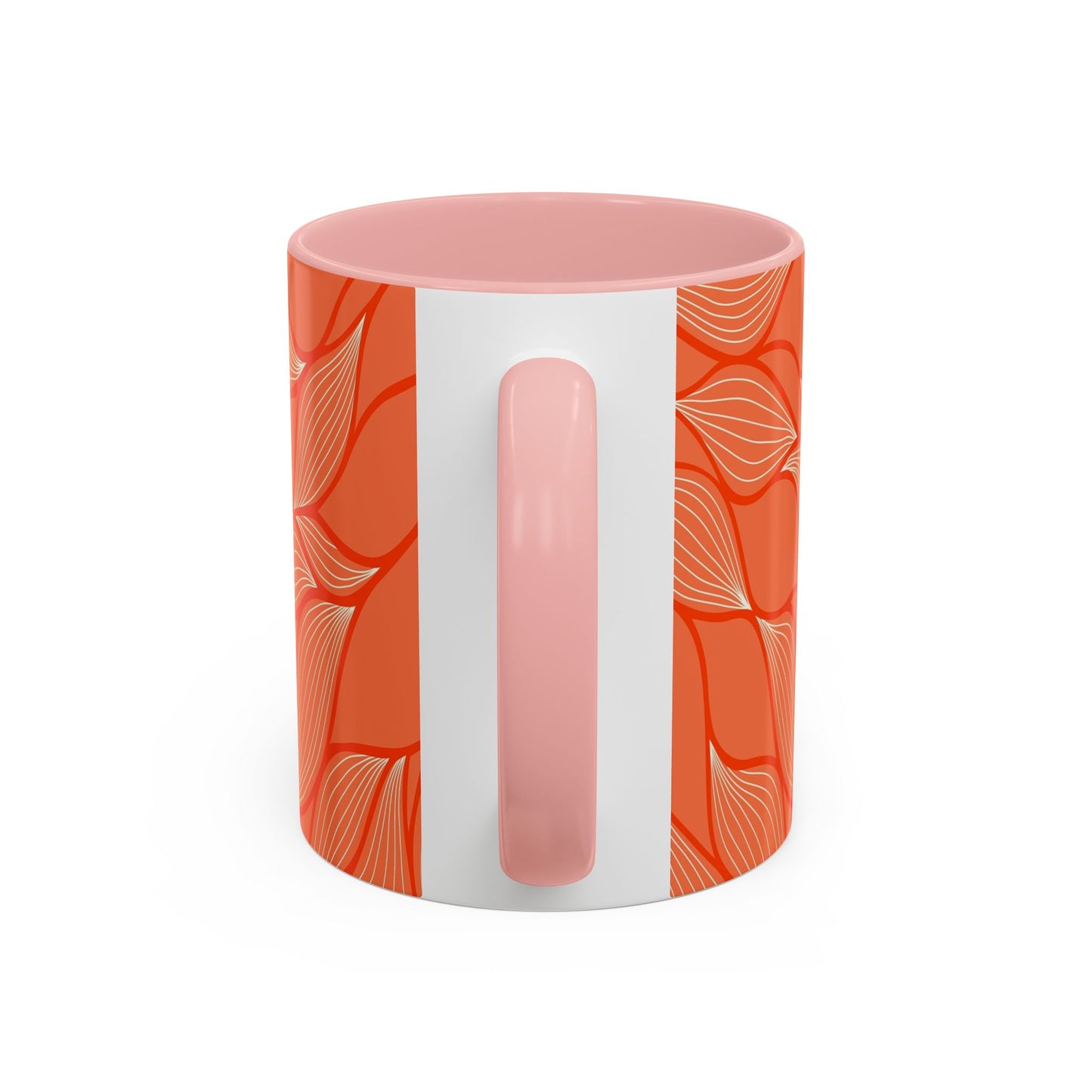 Stylish Accent Coffee Mug, Floral Pattern Drinkware, Unique Gift for Coffee Lovers, Home Decor, Kitchenware, Vibrant Design