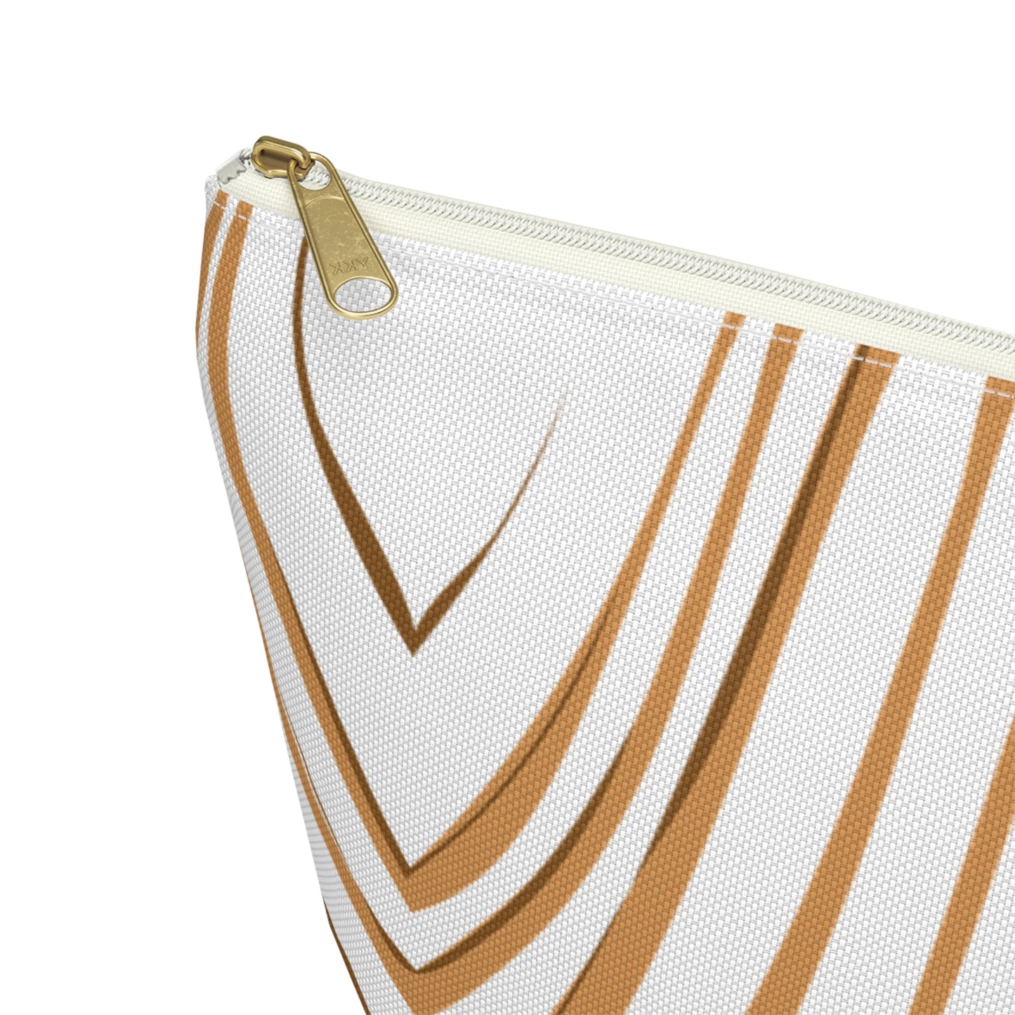 Chic T-bottom Accessory Pouch, Stylish Makeup Bag, Canvas Cosmetic Case, Travel Organizer, Gifts for Her