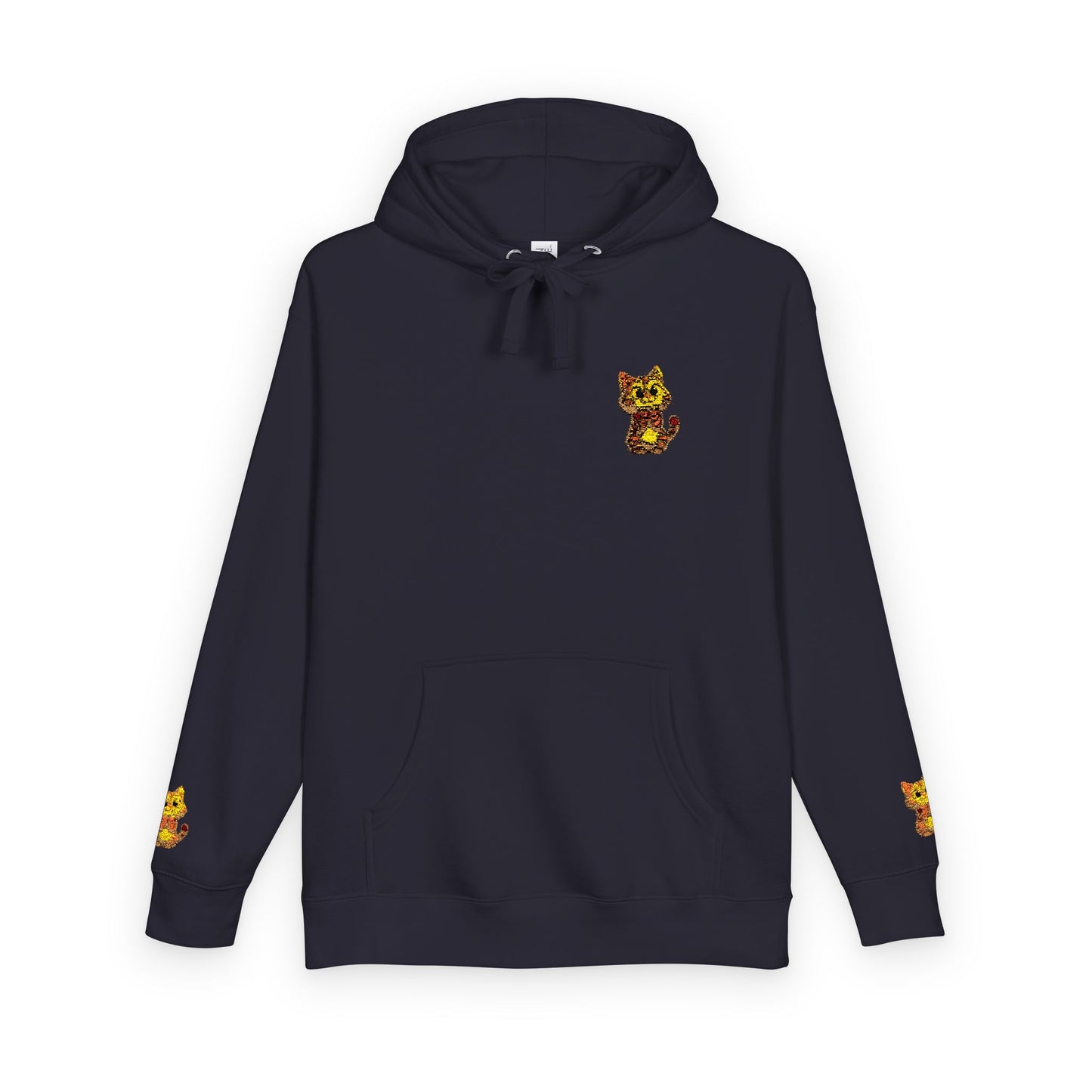 Cozy Fleece Hoodie with Cute Animal Design, Unisex Sweatshirt for Casual Outings, Gifts for Animal Lovers, Perfect for Fall and Winter