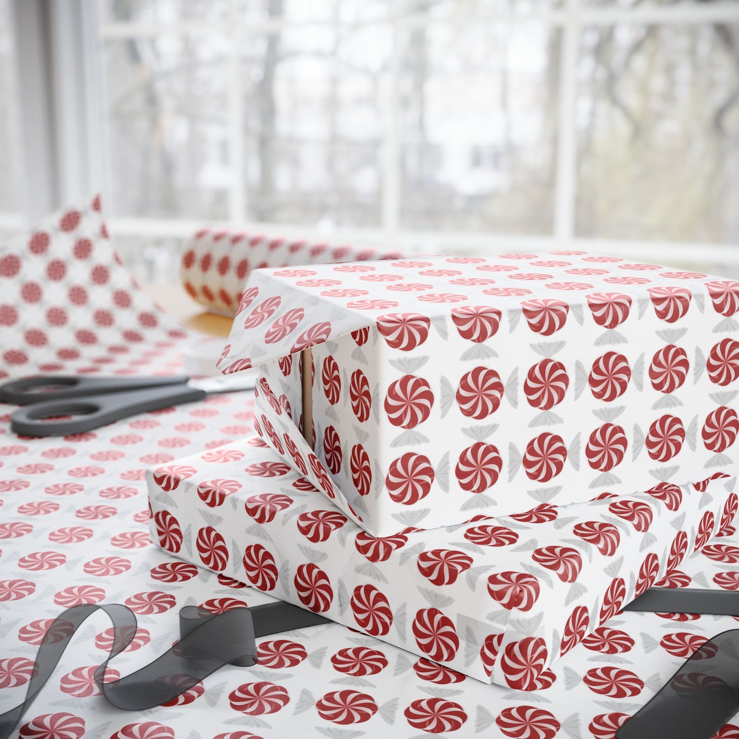 Candy Christmas Festive Wrapping Paper for All Occasions