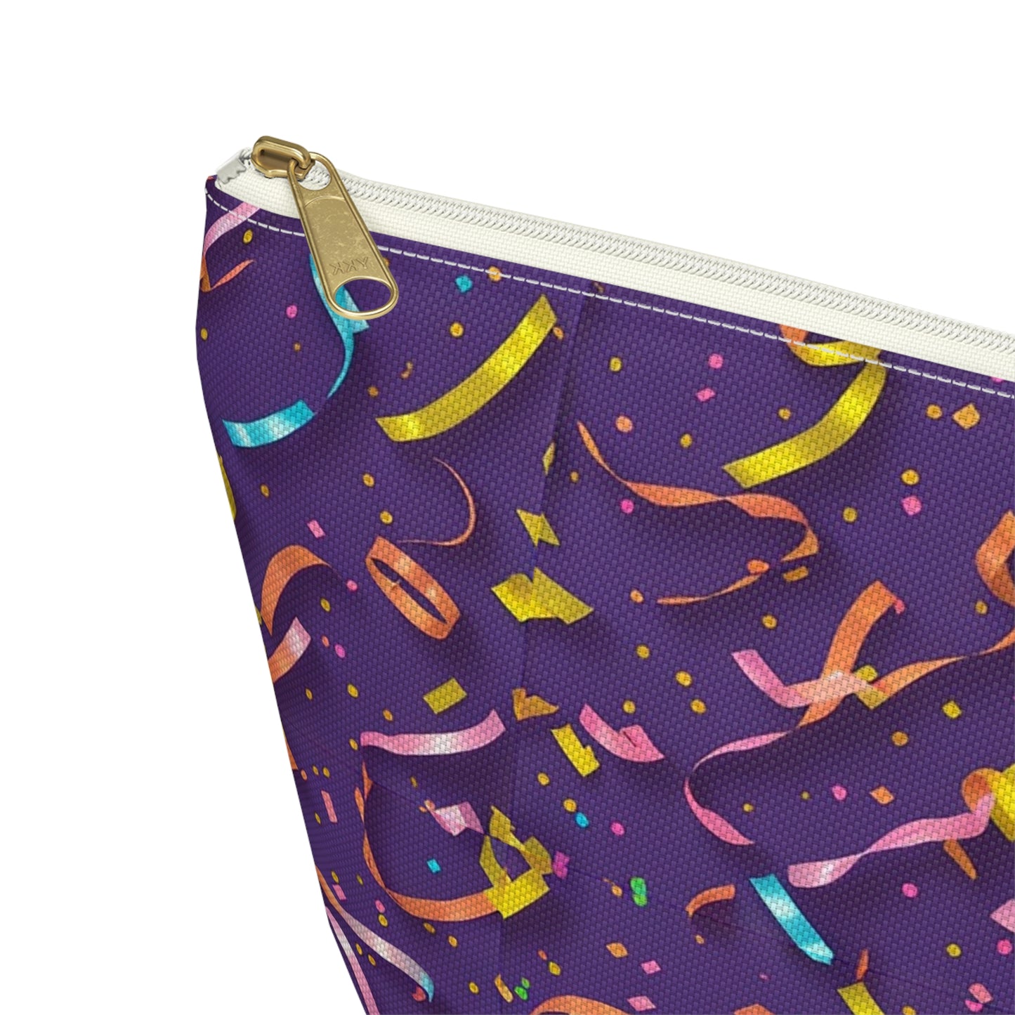 Celebrate in Style: Colorful Confetti Accessory Pouch, Party Gift, Makeup Bag, Organizing Pouch, Fun Travel Case, Multipurpose Zipper Pouch