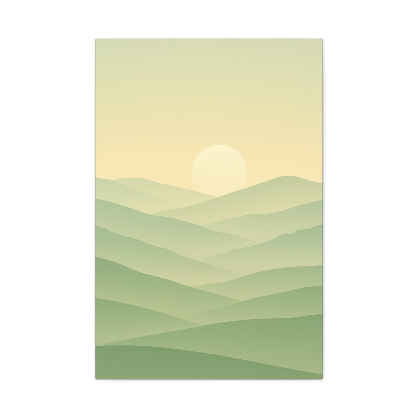 Matte Canvas, Stretched, 1.25" Sunset or Sunrise