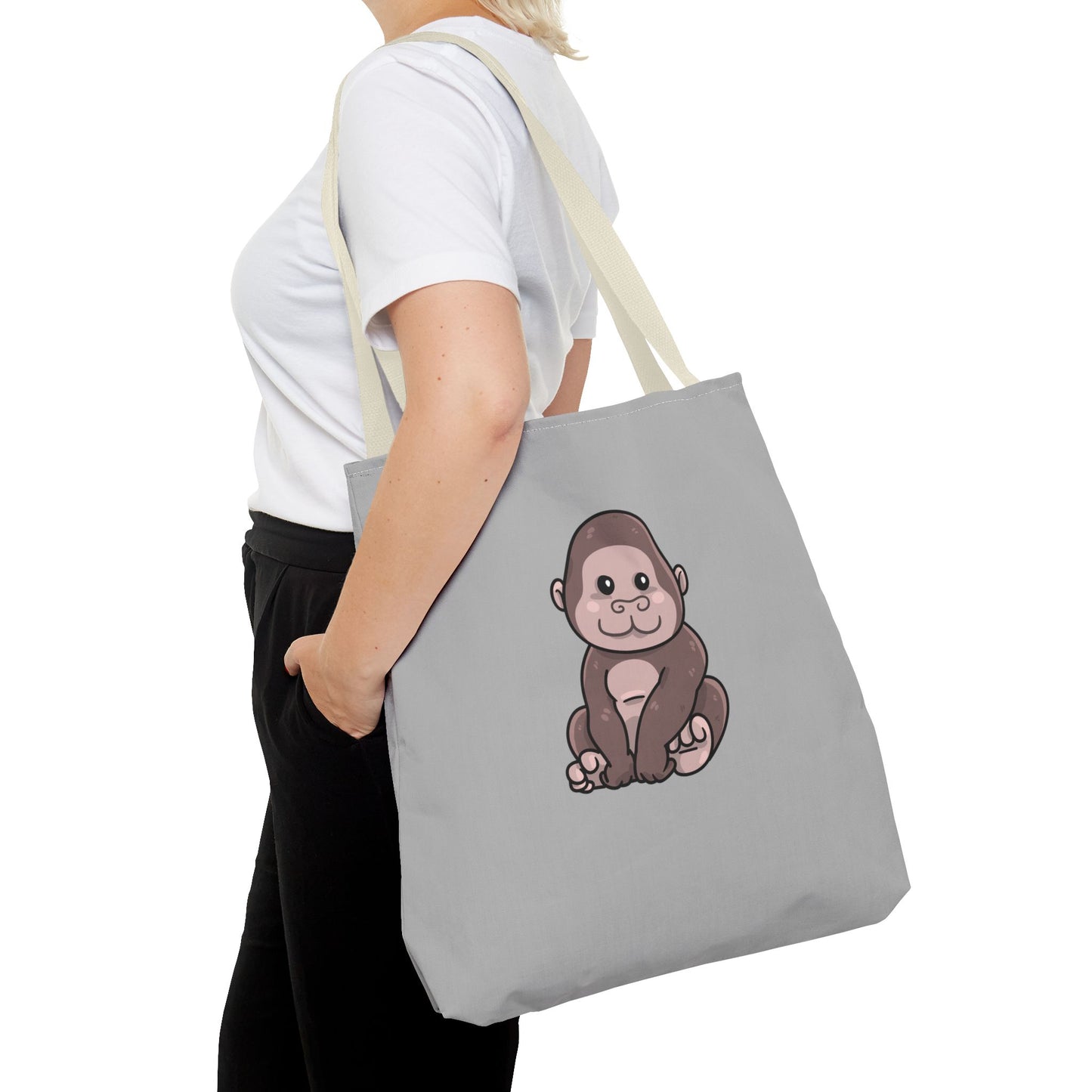 Cute Cartoon Gorilla Tote Bag