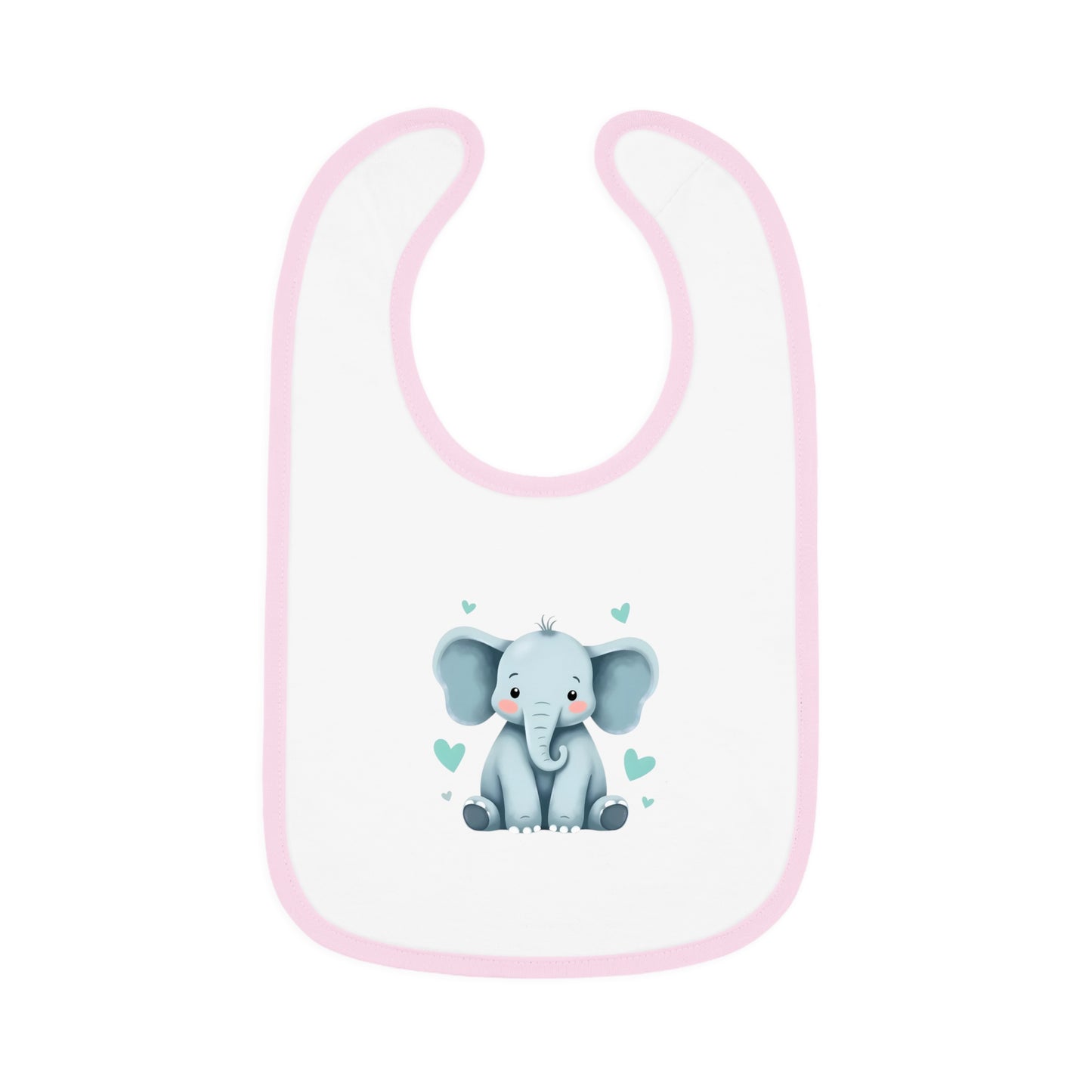 Cute Elephant Baby Bib - Adorable Infant Feeding Accessory, Perfect Baby Shower Gift, Toddler Bib, Newborn Essential, Eco-Friendly Babywear