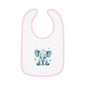 Cute Elephant Baby Bib - Adorable Infant Feeding Accessory, Perfect Baby Shower Gift, Toddler Bib, Newborn Essential, Eco-Friendly Babywear