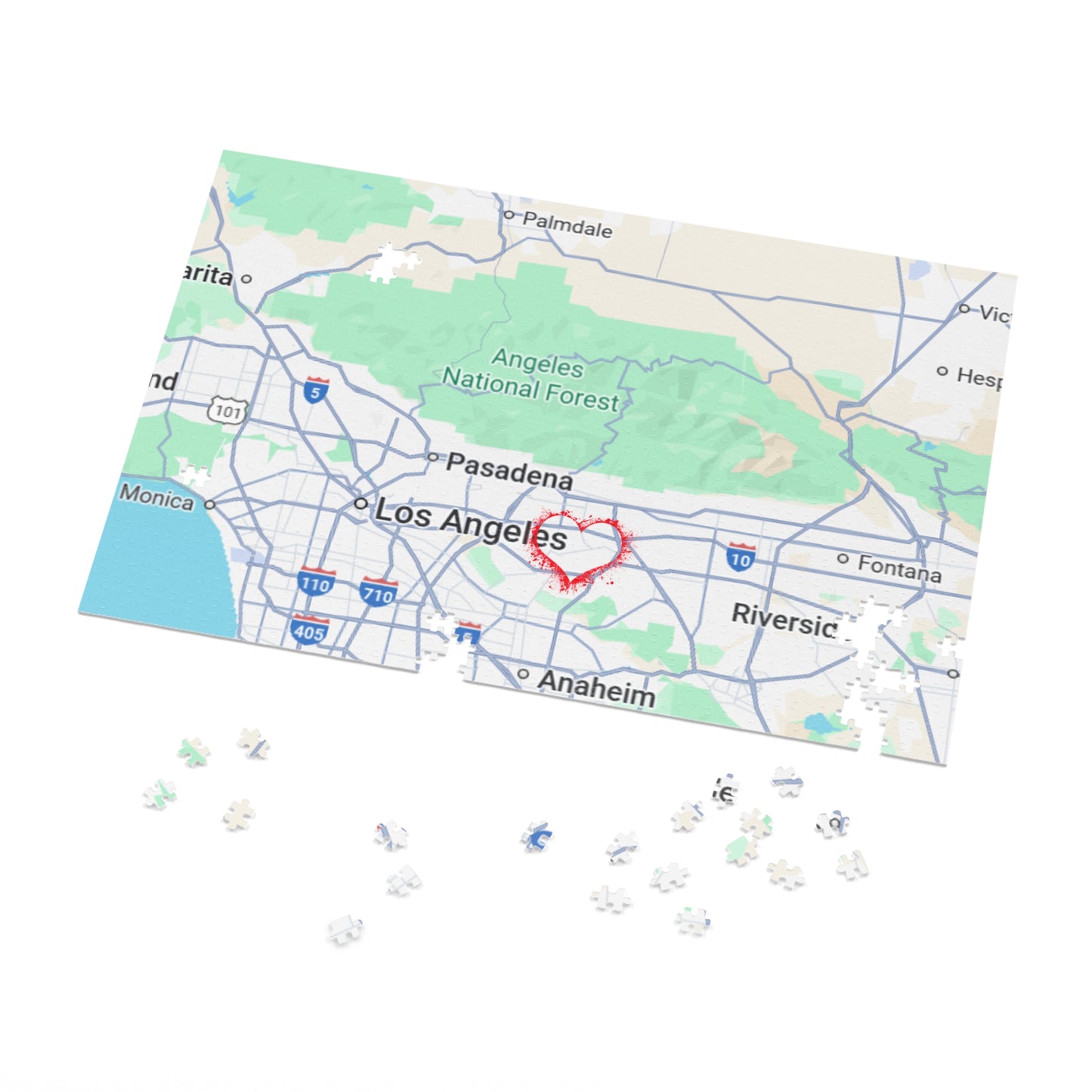 Los Angeles Love Jigsaw Puzzle with Tin | Fun Family Game, Unique Gift, Travel Keepsake, Home Decor, Puzzle Lovers
