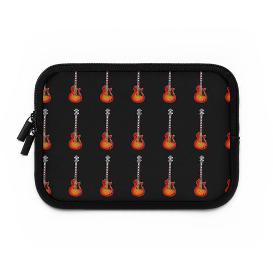 Guitar Pattern Laptop Sleeve | Music Lover Gift, Tech Organizer, Unique Laptop Case, Geek Gift, Rock Music Accessory