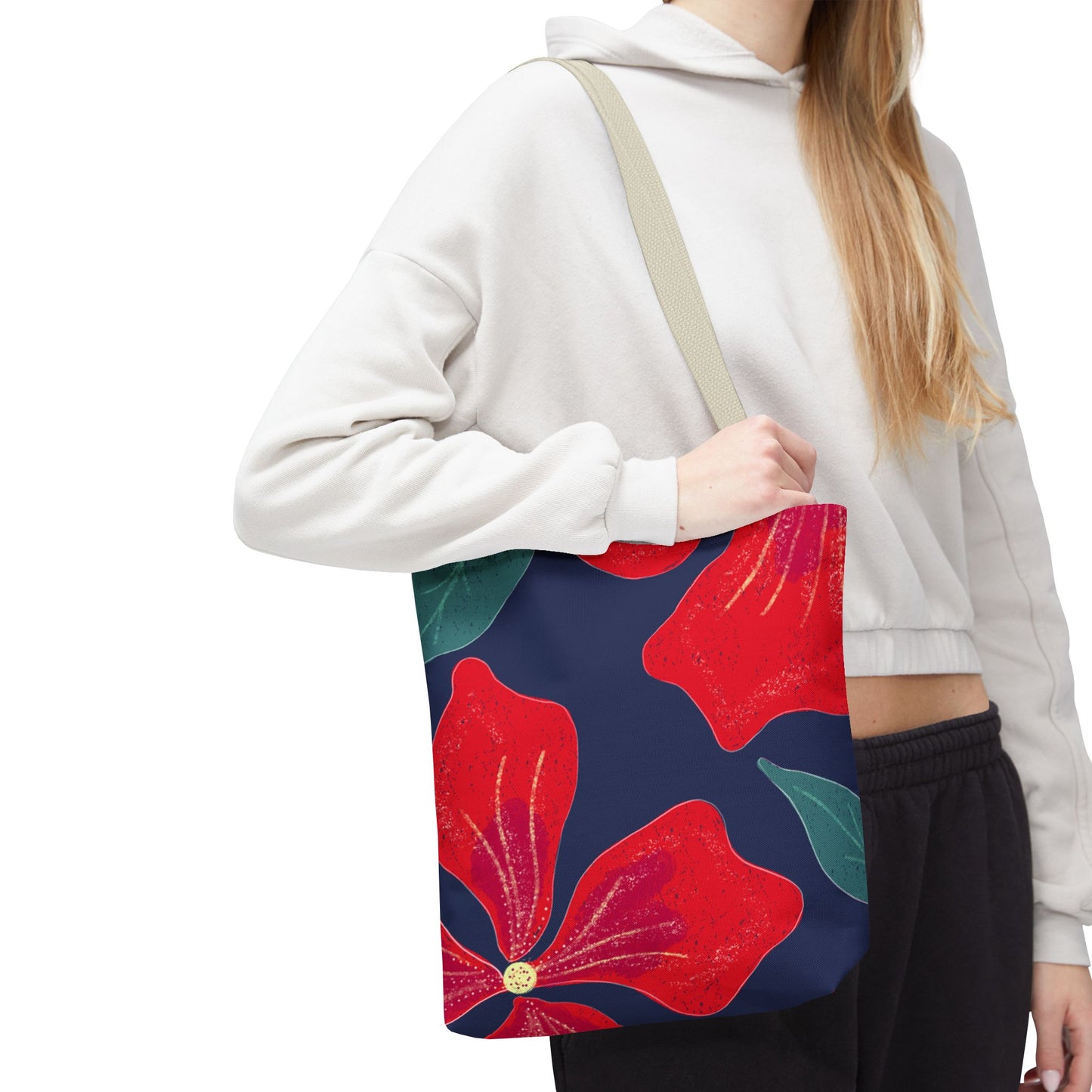 Vibrant Floral Tote Bag, Stylish Shopping Bag, Eco-Friendly Handbag, Chic Summer Tote, Perfect Gift for Her