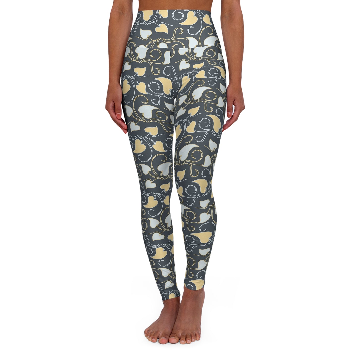 High Waisted Yoga Leggings - Stylish Comfort for Fitness Enthusiasts, Activewear, Yoga, Workout, Gift for Her, Everyday Wear