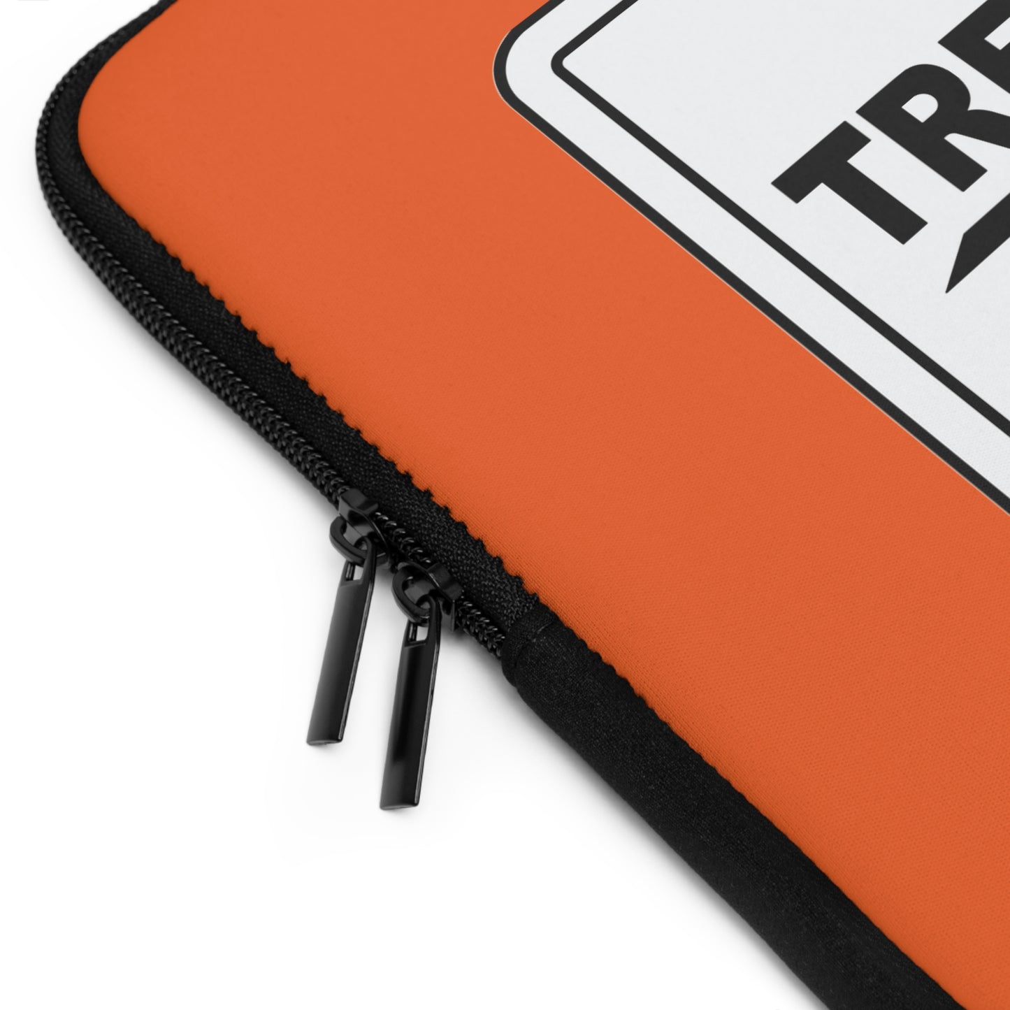 Bold Statement Laptop Sleeve - No Trespassing Design, Tech Accessory, Gift Idea, Modern Decor, Secure Storage