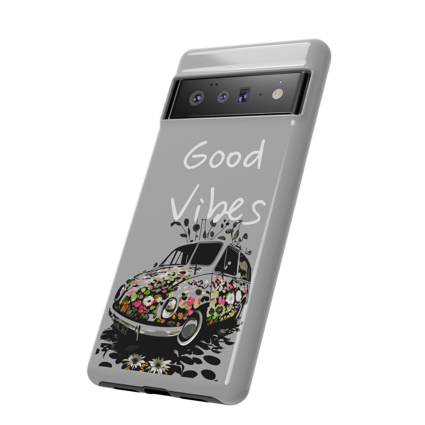 Floral Phone Case | Good Vibes, Phone Accessories, Gift for Her, Trendy Tech, Summer Vibes, Birthday Gift