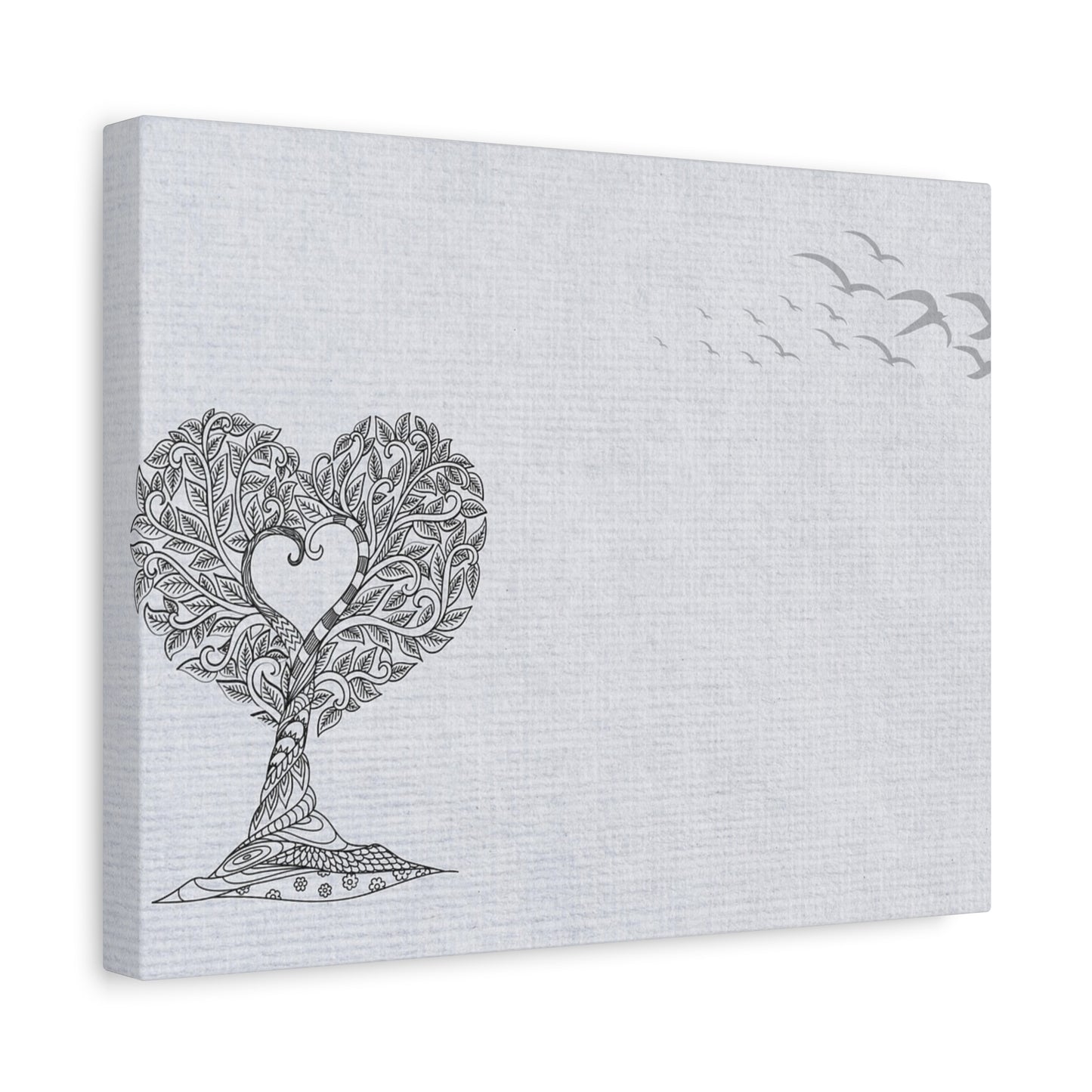 Matte Canvas, Stretched, 1.25" - Heart Tree