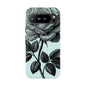 Elegant Floral Phone Case, Tough Cases for iPhones, Black Rose Design, Gift for Her, Stylish Phone Cover, Birthday Gifts