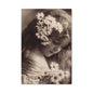 Vintage Floral Portrait Canvas