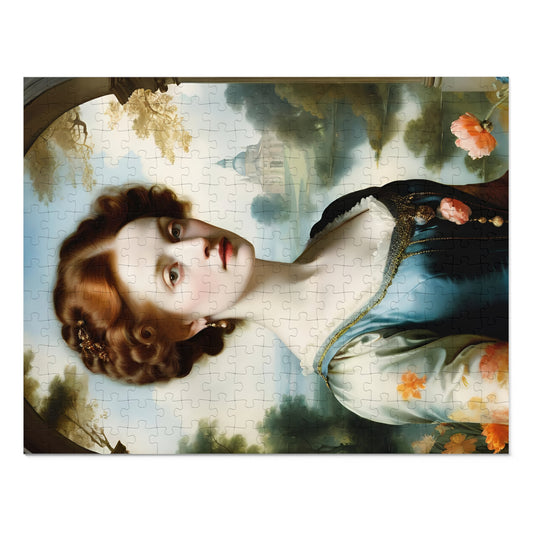 Vintage Art Jigsaw Puzzle with Tin, Classic Artwork, Engaging Family Activity, Collectible Gaming Puzzle, Unique Gift Idea, Relaxing Hobby